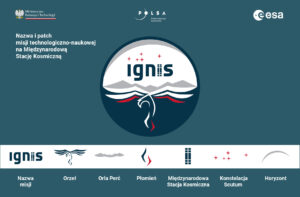 Infografika znaku Infografika prezentująca oficjalny emblemat misji oraz opisująca charakterystyczne elementy znaku i ich symbolikę.